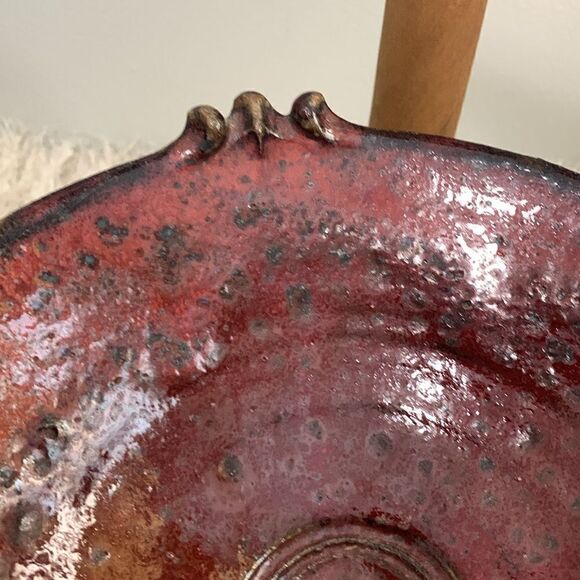 Handmade Artist Signed Stein Studio Art
Pottery Small Pedestal Bowl - Picture 5 of 17